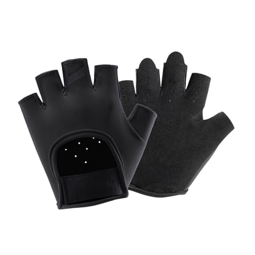 SOUTHJIELING Fitness-Handschuh für Herren, Gewichtheben, 1 Paar, Silikon, rutschfest, Fünf-Finger-Workout-Handschuh, Gewichtstraining-Handschuh von SOUTHJIELING