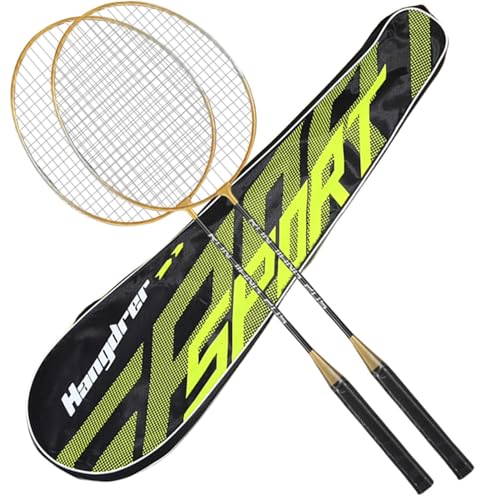 badmintonschläger set erwachsene badmintonschläger set leicht badmintonausrüstung mit schweißabsorbierendem griff badmintonschläger zuverlässiger badmintonschläger langlebig badmintonschläger outdoor von SOYDAN