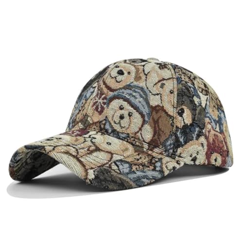 Herren Kappe Hut Männer Und Frauen Outdoor Bär Baseball Kappe Freizeit Sport Rücklauf Kappe Verstellbare Kappe Straße Hip Hop Cap Duck Zunge Cap 54-60Cm Khaki Herren Kappe Hut Männer Und Frauen Outdoor Bär Baseball Kappe Freizeit Sport Rücklauf Kappe Verstellbare Kappe Straße Hip Hop Cap Duck Zunge Cap 54-60Cm Khaki von SOYNIA