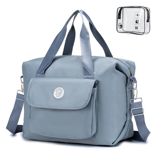 SPAHER Faltbare Duffle Bag Reisetasche Handgepäck 40x30x20 Wizzair Vueling Volotea Hand Luggage Handtaschen Wasserdichter Organizer Reise-Gepäck Koffer Tasche 25L Blau SPAHER Faltbare Duffle Bag Reisetasche Handgepäck 40x30x20 Wizzair Vueling Volotea Hand Luggage Handtaschen Wasserdichter Organizer Reise-Gepäck Koffer Tasche 25L Blau von SPAHER