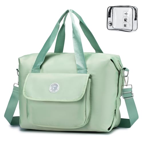 SPAHER Faltbare Duffle Bag Reisetasche Handgepäck 40x30x20 Wizzair Vueling Volotea Hand Luggage Handtaschen Wasserdichter Organizer Reise-Gepäck Koffer Tasche 25L Grün SPAHER Faltbare Duffle Bag Reisetasche Handgepäck 40x30x20 Wizzair Vueling Volotea Hand Luggage Handtaschen Wasserdichter Organizer Reise-Gepäck Koffer Tasche 25L Grün von SPAHER