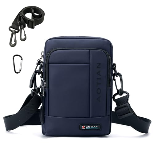 SPAHER Handy Umhängetasche Herren Klein, 3-in-1 Multi-Pocket Handy Schultertasche Klein Wasserdicht Oxford Sling Crossbody Bag Herrentasche Zum Umhängen für Reisen, Urlaub und Arbeit SPAHER Handy Umhängetasche Herren Klein, 3-in-1 Multi-Pocket Handy Schultertasche Klein Wasserdicht Oxford Sling Crossbody Bag Herrentasche Zum Umhängen für Reisen, Urlaub und Arbeit von SPAHER