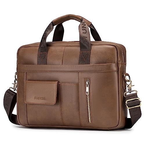 SPAHER Laptoptasche 14 Zoll Aktentasche Herren Business Tasche Arbeitstasche Herren Echtleder Tasche Herren Umhängetasche Schultertasche Messenger Bag Männer Geschenk für Männer SPAHER Laptoptasche 14 Zoll Aktentasche Herren Business Tasche Arbeitstasche Herren Echtleder Tasche Herren Umhängetasche Schultertasche Messenger Bag Männer Geschenk für Männer von SPAHER
