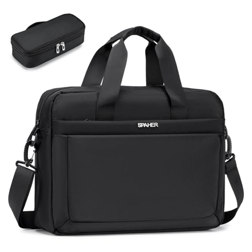 SPAHER Laptoptasche 15,6 Zoll Aktentaschen Herren Messenger Bag Business Tasche Arbeitstasche Herren Lehrertasche Herren Oxford Tasche Herren Umhängetasche Schultertasche Pilotentasche Männer Schwarz SPAHER Laptoptasche 15,6 Zoll Aktentaschen Herren Messenger Bag Business Tasche Arbeitstasche Herren Lehrertasche Herren Oxford Tasche Herren Umhängetasche Schultertasche Pilotentasche Männer Schwarz von SPAHER