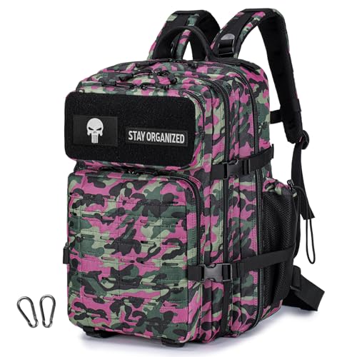SPAHER Militär Rucksack Wasserdicht Wanderrucksäcke 45L Armee Rucksack für Männe Reiserucksack Molle Tasche Assault Rucksack 6 Tage Bug Out Trekkingrucksack für Outdoor Wandern Camping Survival SPAHER Militär Rucksack Wasserdicht Wanderrucksäcke 45L Armee Rucksack für Männe Reiserucksack Molle Tasche Assault Rucksack 6 Tage Bug Out Trekkingrucksack für Outdoor Wandern Camping Survival von SPAHER