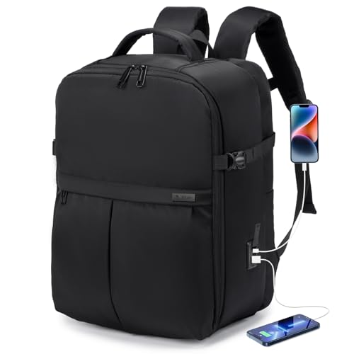 SPAHER Handgepäck Rucksack 40x30x20 Wizzair Rucksack 40x30x20 Reiserucksack Vueling Handgepäck Laptop Rucksack 15,6Zoll mit Laptopfach Business Arbeit Reisen Rucksack Herren Damen Schulrucksack von SPAHER