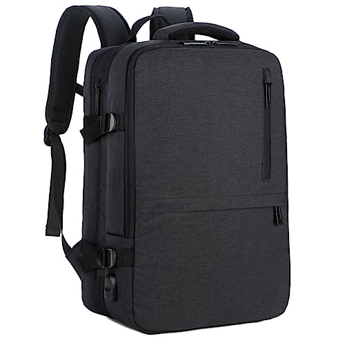 SPAHER Easyjet Handgepäck 45x36x20 Groß Reiserucksack für Flugzeug Laptop Rucksack 15.6 Zoll mit Laptopfach und USB Ladeanschluss Business Arbeit Outdoor Schulrucksack für Herren Damen Teenager von SPAHER