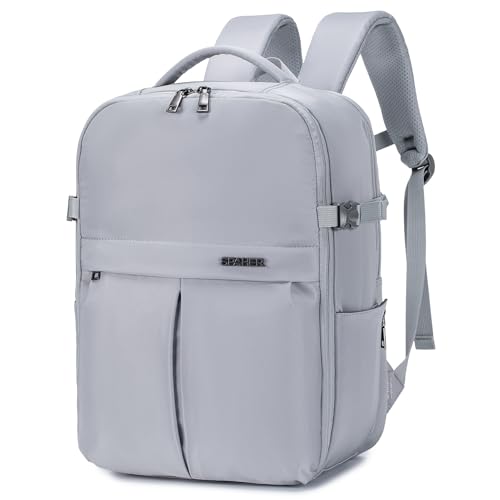 SPAHER Reiserucksack Handgepäck 40x30x25 Eurowings Laptop Rucksack 15,6 Zoll mit Laptopfach Business Arbeit Reisen Rucksack Herren Schulrucksack für Teenager Notebook College Damen Grau SPAHER Reiserucksack Handgepäck 40x30x25 Eurowings Laptop Rucksack 15,6 Zoll mit Laptopfach Business Arbeit Reisen Rucksack Herren Schulrucksack für Teenager Notebook College Damen Grau von SPAHER