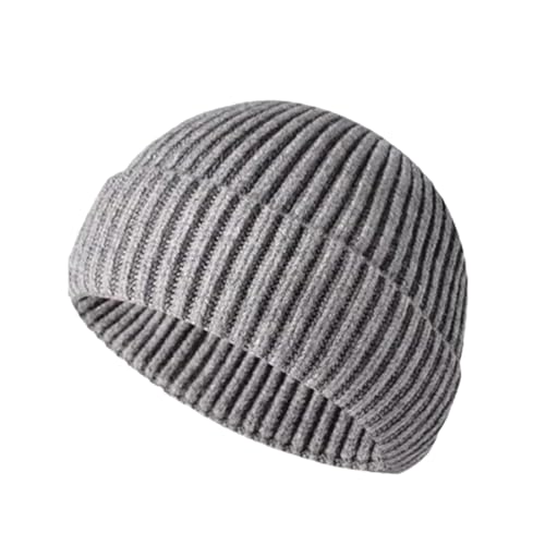 Reflektierende Beanie für Damen und Herren, Flex Beanie 2.0 – Unisex, Einteilige Nahtlose Melonenmütze, warme Wintermütze (Light Gray,One Size) von SPANN