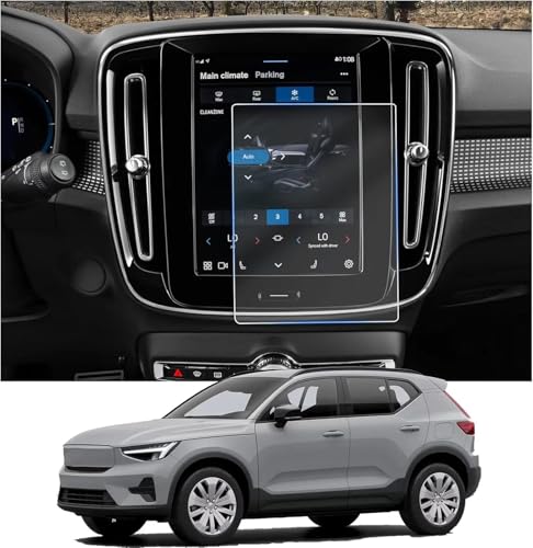 SPANN 9-Zoll-Auto-Innenraum-Navigations-GPS-Bildschirm Schutzfolie aus gehärtetem Glas, passend für Volvo EX40 EV 2024 Zubehör von SPANN