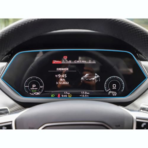 SPANN Auto-Innenraum-GPS-Navigations-Armaturenbrett-LCD-Bildschirm Schutzfolie aus gehärtetem Glas, passend für Audi RS e-tron GT 2022 2023 Zubehör von SPANN