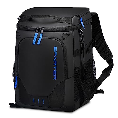 SPARTER Rucksack-Kühler, isoliert, auslaufsicher, 37 Dosen, wasserdicht, leicht, isoliert, Eistruhe, tragbare weiche Kühltasche für Strand, Reisen, Camping, Mittagessen SPARTER Rucksack-Kühler, isoliert, auslaufsicher, 37 Dosen, wasserdicht, leicht, isoliert, Eistruhe, tragbare weiche Kühltasche für Strand, Reisen, Camping, Mittagessen von SPARTER