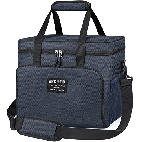 SPGOOD Kühltasche Thermotasche Picknicktasche Groß Isoliert Faltbar Gefriertasche Warmhaltetasche Lunchtasche Tiefkühltasche Cooler Bag Einkaufstasche für Strand/Picknick/Camping/BBQ/Büro(Blau 20L) SPGOOD Kühltasche Thermotasche Picknicktasche Groß Isoliert Faltbar Gefriertasche Warmhaltetasche Lunchtasche Tiefkühltasche Cooler Bag Einkaufstasche für Strand/Picknick/Camping/BBQ/Büro(Blau 20L) von SPGOOD