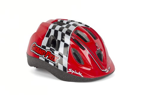 SPI UK Kids Fahrradhelm, Farbe Rot, Größe 52-56 von Spiuk