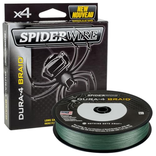 Spiderwire Filo da Pesca Dura 4 Green 0.14mm 150m Trecciato PE Dyneema Mare Spinning Surfcasting Carpfishing von Spiderwire