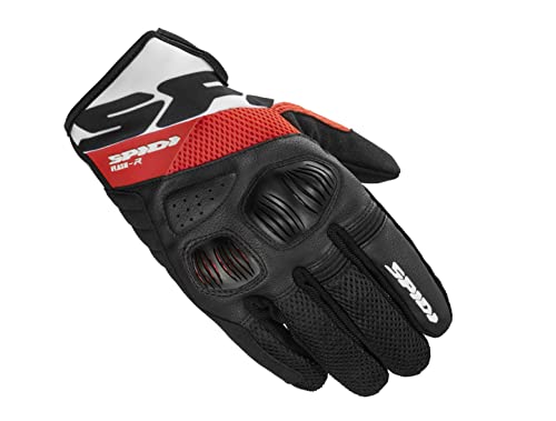 SPIDI, Flash-R Evo, Herren-Motorrad-Handschuhe, schützend & strapazierfähig, Sommerhandschuhe, wasserdicht & rutschfest, Touchscreen-tauglich, Durchschnitt von SPIDI