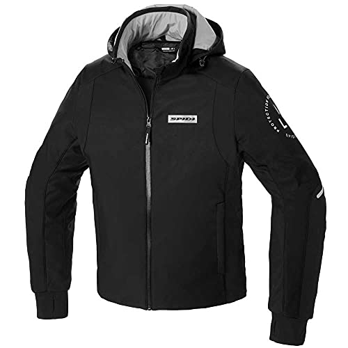SPIDI, HOODIE ARMOR H2OUT, wasserdichte und atmungsaktive Motorradjacke, schützt vor Wind, Herren-Motorradjacke mit elastischen Bündchen SPIDI, HOODIE ARMOR H2OUT, wasserdichte und atmungsaktive Motorradjacke, schützt vor Wind, Herren-Motorradjacke mit elastischen Bündchen von SPIDI
