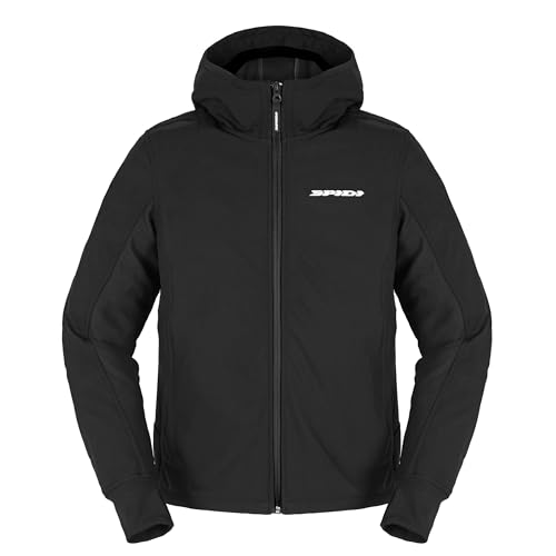 SPIDI, Hoodie Armor EVO, Herren-Motorradjacke, reflektierende Bereiche für ein Plus an Sicherheit im Dunkeln, schützt vor Wind, mit herausnehmbaren Protektoren SPIDI, Hoodie Armor EVO, Herren-Motorradjacke, reflektierende Bereiche für ein Plus an Sicherheit im Dunkeln, schützt vor Wind, mit herausnehmbaren Protektoren von SPIDI