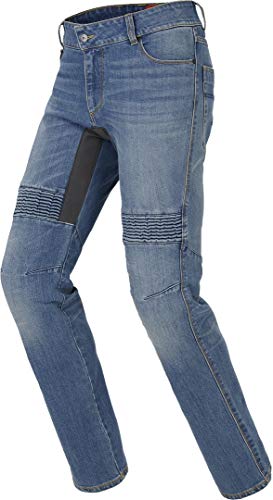 SPIDI, Jeans da Moto Furious PRO, Jeans da Moto Uomo Con Protezioni, Resistenti ad Abrasione e Perforazione, Con Protezioni sulle Ginocchia, Modello Slim Fit von SPIDI