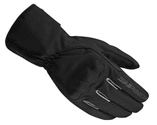 SPIDI, WNT-3 H2Out, Motorradhandschuhe für Herren, Farbe Schwarz, Größe 2XL, Wasserfest, Atmungsaktiv und Winddicht, Für Touchscreens Geeignet von SPIDI