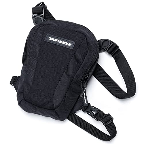 SPIDI Motorrad-Beintasche, 3 Liter, Abnehmbare Gurte, Schwarz SPIDI Motorrad-Beintasche, 3 Liter, Abnehmbare Gurte, Schwarz von SPIDI