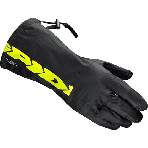 SPIDI Overgloves wasserdichte Regen Überziehhandschuhe, schwarz/gelb, L SPIDI Overgloves wasserdichte Regen Überziehhandschuhe, schwarz/gelb, L von SPIDI