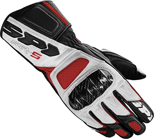 SPIDI STR-5 Handschuhe schwarz/weiß/rot, 3XL von SPIDI