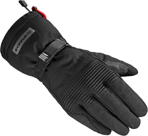 SPIDI, WINTERTOURER-KP, Winter-Motorradhandschuh für Herren, Farbe Schwarz, Wasserdicht, Atmungsaktiv und Winddicht, Ideal für niedrige Temperaturen, Touchscreen-kompatibel von SPIDI