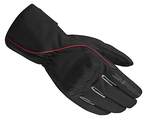 SPIDI WNT-3 H2Out Motorradhandschuhe (Schwarz/Rot, 3XL) von SPIDI