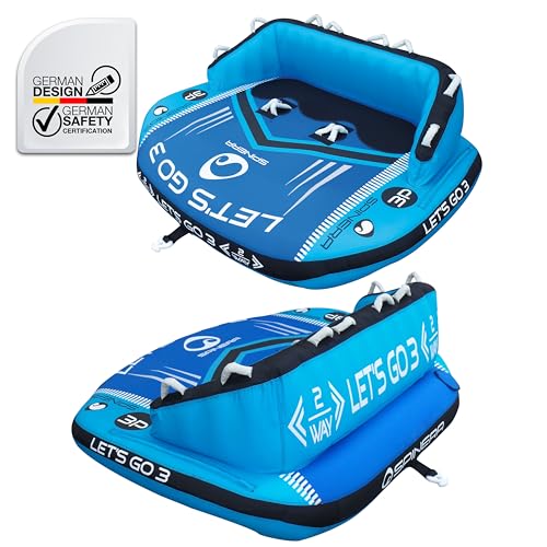SPINERA Lets Go 3 - Tube, Wasserring, Wasserreifen, Towable für 3 Personen SPINERA Lets Go 3 - Tube, Wasserring, Wasserreifen, Towable für 3 Personen von SPINERA