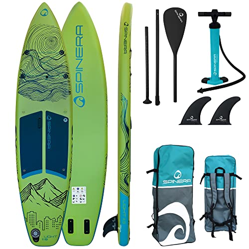 Spinera SUP Light 11`8-360x84,5x15cm, Inflatable Stand Up Paddelboard von SPINERA