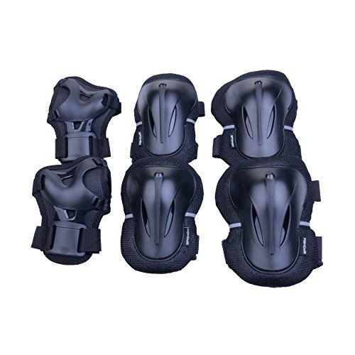 Schonerset Schutzausrüstung Set Schoner Knie Ellbogen Handgelenk PLATE Spokey Schonerset Schutzausrüstung Set Schoner Knie Ellbogen Handgelenk PLATE Spokey von SPOKEY