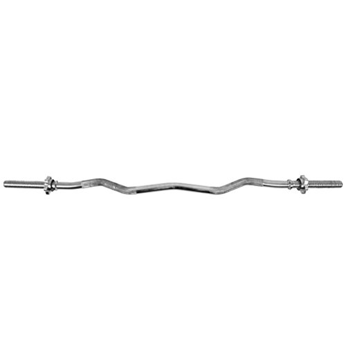 Spokey Unisex Aketon Stahl Curl Bar, 120 cm, Silber, one Size von SPOKEY
