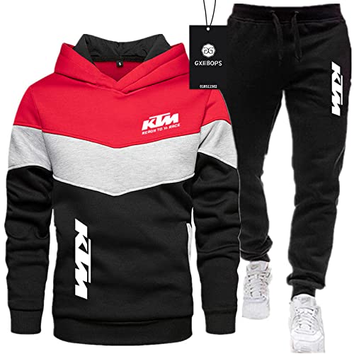 SPONYBORTY Herren-Sportanzug Pullover + Hose zweiteilig dreifarbige Nähte Plus Samtverdickung Jogginganzug Kapuzen-Sweatshirt Sportswear Football/C/XXL SPONYBORTY Herren-Sportanzug Pullover + Hose zweiteilig dreifarbige Nähte Plus Samtverdickung Jogginganzug Kapuzen-Sweatshirt Sportswear Football/C/XXL von SPONYBORTY