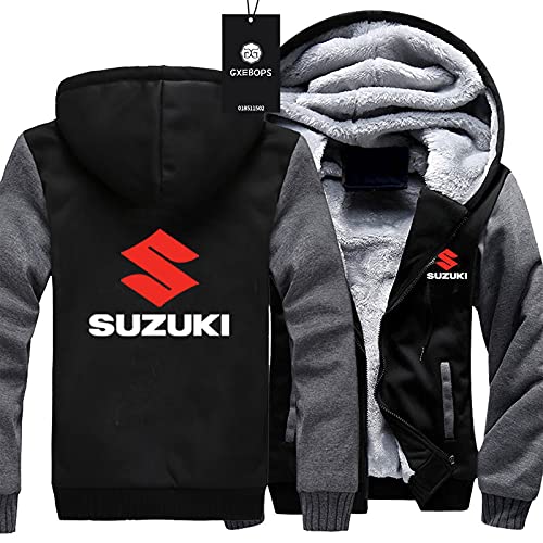 SPONYBORTY Thicken Velvet Hoodie Su-ZUki Logo Printing Cardigan Warme Jacke Männer Frau Casual Sweatshirt Winddichte Daunenjacken Kissenbezug/D/S SPONYBORTY Thicken Velvet Hoodie Su-ZUki Logo Printing Cardigan Warme Jacke Männer Frau Casual Sweatshirt Winddichte Daunenjacken Kissenbezug/D/S von SPONYBORTY