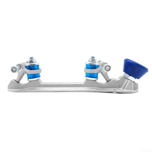 Leichte Rollschuhplatte, Aluminiumlegierung, lange Lebensdauer, elastischer Zehenstopper, verstellbare Bremse (für Größe 36-37, blau) von SPORTARC