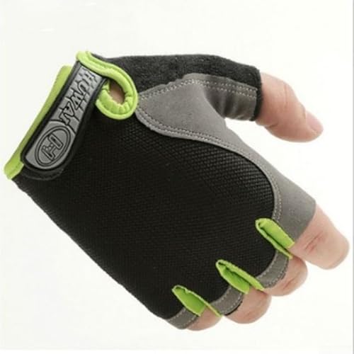 SPORTARC Cycling Enthusiasts' Choice & Atmungsaktive Sommer-Fitness-Handschuhe (M, Schwarz/Grün) von SPORTARC