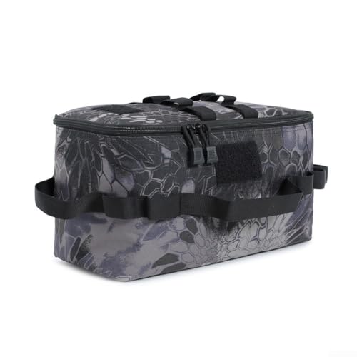 Tasche, 600D Oxford-Gewebe, Camping-Aufbewahrungstasche zur Aufbewahrung von Camping-Kochgeschirr wie Pfannen, Herden und Schüsseln (schwarze Tarnung), camouflage von SPORTARC