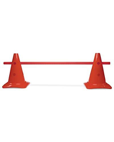 SPORTIKEL24 Kombi Kegel-Hürde – Steckhürde für Agility Training – Sprung- & Slalom-Hütchen für Hund, Sport, Pferd & Kind – 30 cm (Rot) SPORTIKEL24 Kombi Kegel-Hürde – Steckhürde für Agility Training – Sprung- & Slalom-Hütchen für Hund, Sport, Pferd & Kind – 30 cm (Rot) von SPORTIKEL24