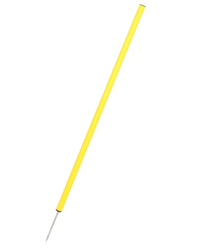 SPORTIKEL24 Slalomstangen 100 cm – ø 25 mm – Trainingsstangen mit Metallspitze – Gelb – Stangen für Agility- & Koordinationstraining – für Fußball & Hundesport SPORTIKEL24 Slalomstangen 100 cm – ø 25 mm – Trainingsstangen mit Metallspitze – Gelb – Stangen für Agility- & Koordinationstraining – für Fußball & Hundesport von SPORTIKEL24