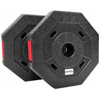 SPORTINATOR 2,5 kg Bumper Plates Fitness Hantelscheiben 2er-Set von SPORTINATOR