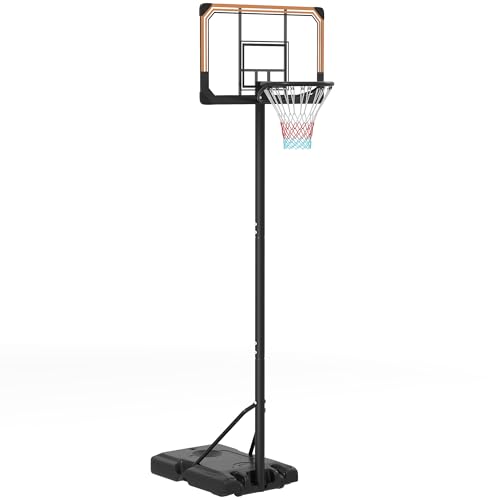 SPORTNOW Basketballkorb Outdoor mit Ständer, 182-213 cm höhenverstellbar Basketballständer mit Rollen, Standfuß mit Wasser Sand, Basketballanlage für Jugendliche, Erwachsene, in Hinterhöfen, Gärten SPORTNOW Basketballkorb Outdoor mit Ständer, 182-213 cm höhenverstellbar Basketballständer mit Rollen, Standfuß mit Wasser Sand, Basketballanlage für Jugendliche, Erwachsene, in Hinterhöfen, Gärten von SPORTNOW