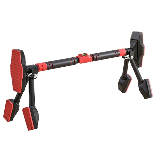 SPORTNOW Klimmzugstange, verstellbar Klimmzüge mit Pegelmessgerät, für Türrahmen, mit Dreiecksstütze, maximale Belastung 225kg, Schwarz, 79-98 x 7.5 x 15 cm SPORTNOW Klimmzugstange, verstellbar Klimmzüge mit Pegelmessgerät, für Türrahmen, mit Dreiecksstütze, maximale Belastung 225kg, Schwarz, 79-98 x 7.5 x 15 cm von SPORTNOW