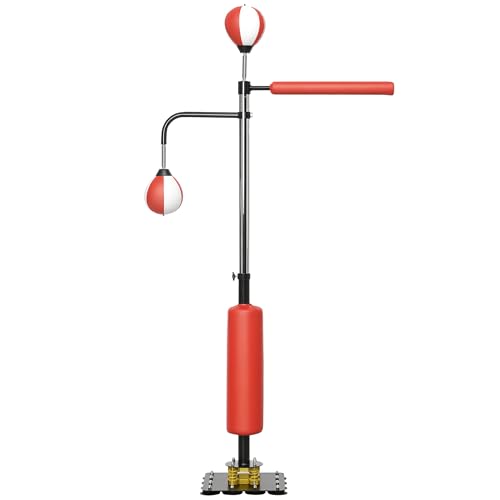 SPORTNOW Standbox Freistehender Boxsack, 140-205cm höhenverstellbarer Standbox-Trainer mit 2 Speedbällen, Reflexstange, Saugnapf-Basis für Erwachsene, Jugendlichen SPORTNOW Standbox Freistehender Boxsack, 140-205cm höhenverstellbarer Standbox-Trainer mit 2 Speedbällen, Reflexstange, Saugnapf-Basis für Erwachsene, Jugendlichen von SPORTNOW