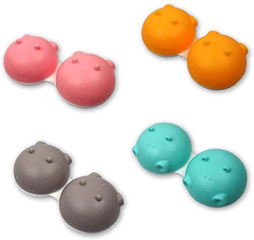 Neue 3-teilige Hippo Fun Kontaktlinsenbehälter mit niedlichen Tiermotiven, leicht, tragbar und unverwechselbares Design, niedlicher und lustiger Aufbewahrungsbehälter für Reisekontaktlinsen, Gelb Neue 3-teilige Hippo Fun Kontaktlinsenbehälter mit niedlichen Tiermotiven, leicht, tragbar und unverwechselbares Design, niedlicher und lustiger Aufbewahrungsbehälter für Reisekontaktlinsen, Gelb von SPORTS WORLD VISION