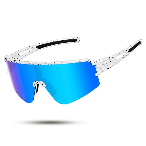 SPOSUNE Polarisierte Fahrradbrille für Männer und Frauen, UV400-Schutz, Sport-Sonnenbrille für Baseball, Laufen, Angeln, Reiten SPOSUNE Polarisierte Fahrradbrille für Männer und Frauen, UV400-Schutz, Sport-Sonnenbrille für Baseball, Laufen, Angeln, Reiten von SPOSUNE