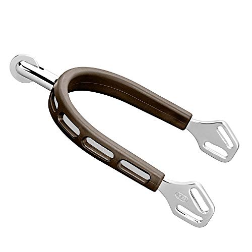 Sprenger - Sporen m. kleinem Ballrad Ultra FIT Brown Grip Sprenger - Sporen m. kleinem Ballrad Ultra FIT Brown Grip von Herm Sprenger