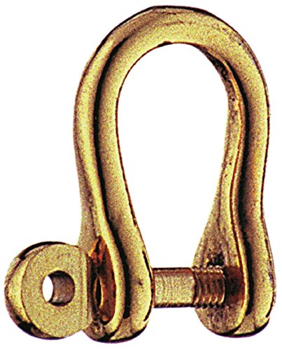 Schlüssel-Schäkel - Messing poliert, 15 x 9 mm von Herm Sprenger