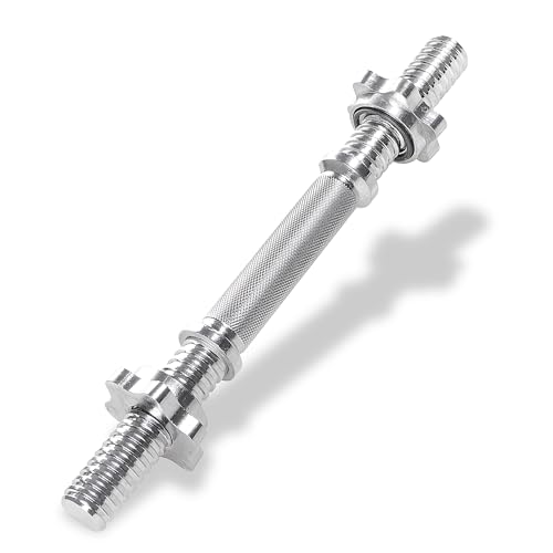 SPRINGOS Hantelstange Kurzhantelstange 36 cm – Verchromter Stahl, 28 mm Durchmesser, 80 kg Maximale Belastung, inkl. Sternverschlüsse SPRINGOS Hantelstange Kurzhantelstange 36 cm – Verchromter Stahl, 28 mm Durchmesser, 80 kg Maximale Belastung, inkl. Sternverschlüsse von SPRINGOS