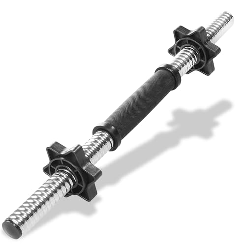SPRINGOS Kurzhantelstange 45 cm – Verchromter Stahl, Ø 25 mm, Max. Belastung 50 kg, Riffelgriff & Sternverschlüsse für Krafttraining Zuhause SPRINGOS Kurzhantelstange 45 cm – Verchromter Stahl, Ø 25 mm, Max. Belastung 50 kg, Riffelgriff & Sternverschlüsse für Krafttraining Zuhause von SPRINGOS